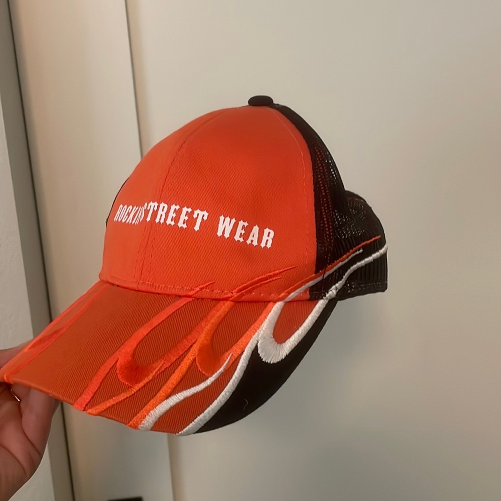 Cool flame hat!